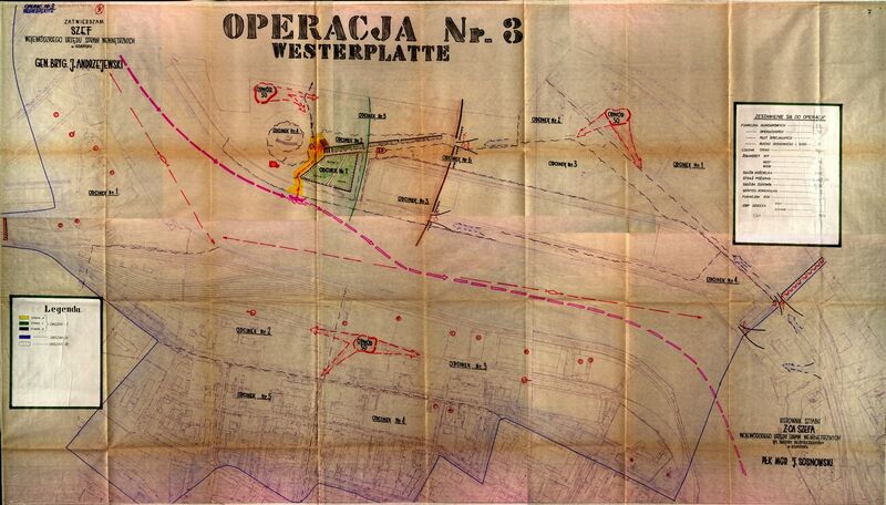 Operacja nr 3: Westerplatte. Mapy i szkice sytuacyjne dot. zabezpieczenia pobytu Jana Pawła II na terenie Trójmiasta